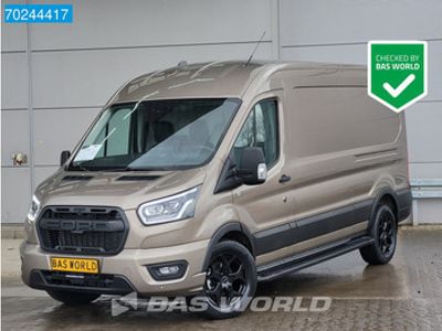 tweedehands Ford Transit 170pk Automaat Limited Raptor Black Edittion L3H2 Navi Velgen CarPlay Camera 12''Scherm 11m3 Airco Cruise control