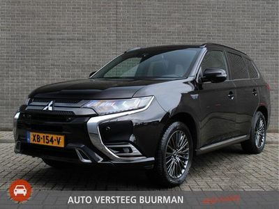 tweedehands Mitsubishi Outlander P-HEV 2.4 PHEV S-Edition Automaat, Verwarmde voorruit, All Season banden, Lederen bekleding, Glazen schuif-/kanteldak, Trekhaak