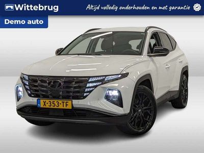 tweedehands Hyundai Tucson 1.6 T-GDI HEV Premium BLACK PACK | LEDER | NAVIGATIE | DEMOVOORDEEL | BESCHIKBAAR VANAF 14-05-2024