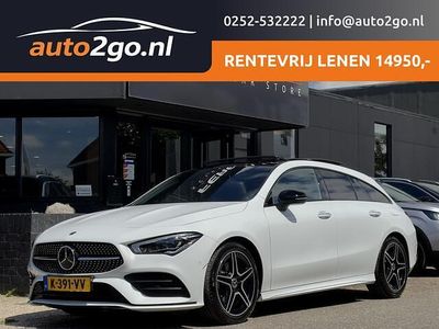 Occasion Mercedes CLA200 Shooting Brake AMG 165 PK (121 kW) 2021 Wit koplampen adaptief Stationwagen