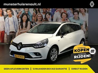 Occasion Renault Clio GrandTour LIMITED 90 PK (66 kW) 2017 Licht wit Stationwagen