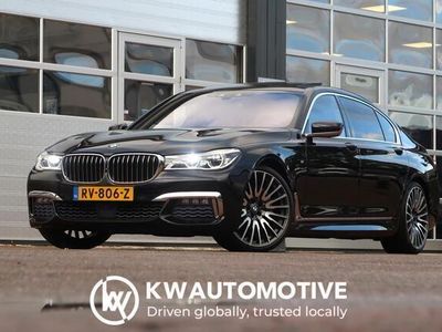 Zwart Gebruikt 2018 BMW 740L Executive Sedan | € 39.997
