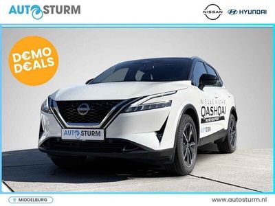 tweedehands Nissan Qashqai 1.3 MHEV Xtronic Tekna Cold + Design Pack | Panoramadak | Stuur- + Stoelverwarming | Head-Up Display | Matrix-LED Koplampen | Rijklaarprijs!