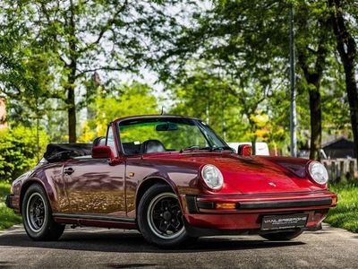Rood Occasion 1983 Porsche 911SC Cabriolet | € 62.995