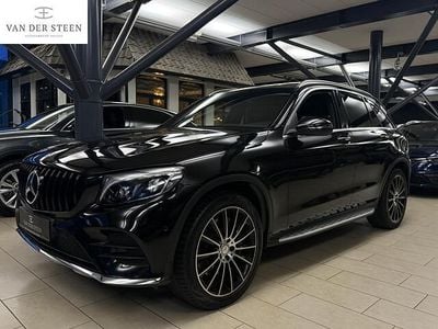Zwart Occasion 2016 Mercedes GLC250 AMG line SUV | € 29.950 (Super prijs)