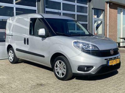 tweedehands Fiat Doblò Cargo 1.3 MJ L1H1 SX 90pk Btw en Bpm vrij Airco Cruise controle Navigatie Tussenschot Parkeerhulp achter 1e eigenaar Ex overheid Euro 5 Marge 20x op voorraad