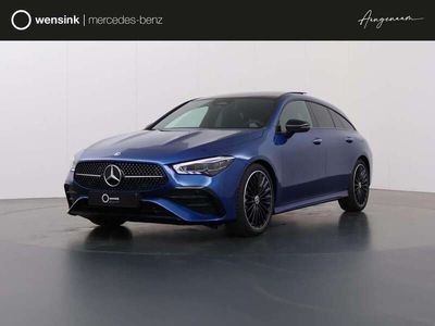 tweedehands Mercedes CLA180 Shooting Brake AMG Line Night pakket | Panoramadak