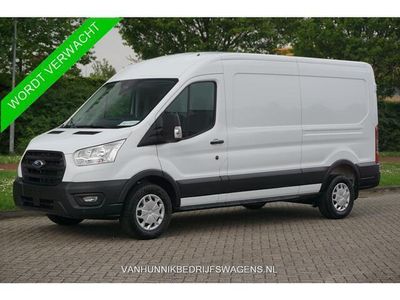 tweedehands Ford Transit 350L 130PK L3H2 Trend Climate, 12" Sync 4 scherm Navi, 270° deur, Trekhaak!! NR. N19*