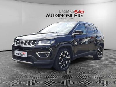 Zwart Gebruikt 2018 Jeep Compass Limited SUV | € 13.990
