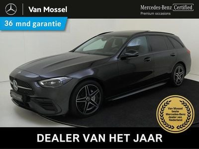 Grijs Occasion 2022 Mercedes C200 AMG line Stationwagen | € 39.945 (Eerlijke prijs)