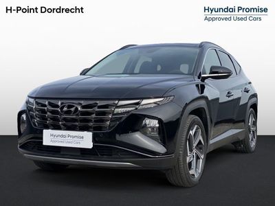 tweedehands Hyundai Tucson 1.6 T-GDI HEV Premium Sky || Panoramische schuif-kanteldak| Lederen bekleding | Navigatie & Camera |Blind-spot View Monitor ||