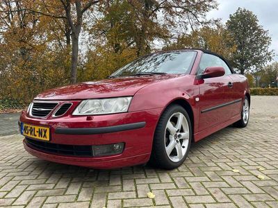 tweedehands Saab 9-3 Cabriolet 1.8t Vector 2005 Rood Airco Cruise