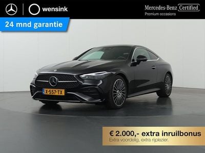 Occasion Mercedes CLE200 AMG line 204 PK (150 kW) 2024 Zwart Coupé