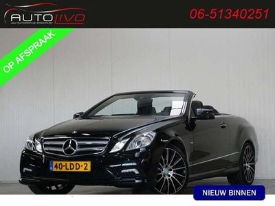 Zwart Gebruikt 2010 Mercedes E350 Avantgarde Cabriolet | € 19.995 (Eerlijke prijs)