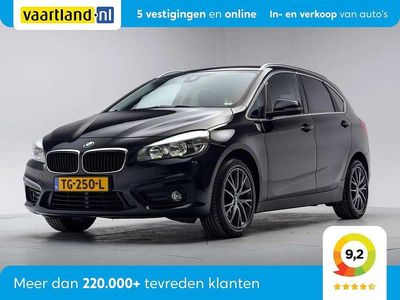 Zwart Gebruikt 2016 BMW 218 Active Tourer Sport Line MPV | € 7.945 (Super prijs)