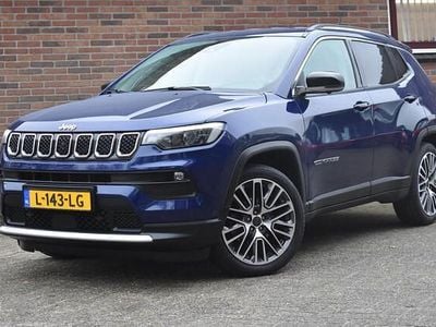 Blauw (metallic) Gebruikt 2021 Jeep Compass Limited SUV | € 19.949 (Eerlijke prijs)