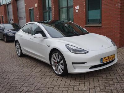 tweedehands Tesla Model 3 Performance Long Range 75 kWh INCL BTW !!