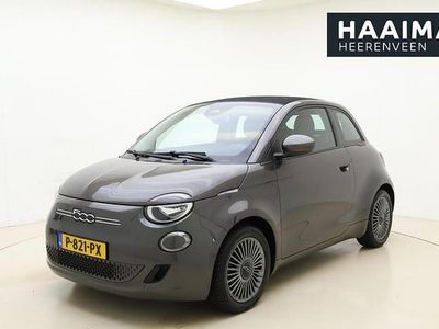Bruin Gebruikt 2021 Fiat 500e Passion Cabriolet | € 18.950 (Eerlijke prijs)