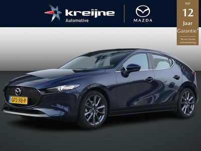 Occasion Mazda 3 Exclusive-Line 187 PK (137 kW) 2024 Deep crystal blue mica (42m) Hatchback