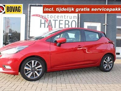 Occasion Nissan Micra N-Connecta 101 PK (74 kW) 2019 Rood (metallic) Hatchback