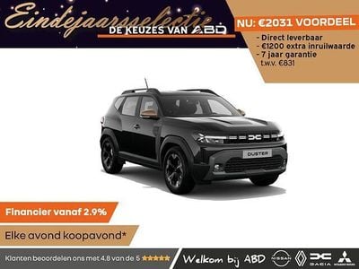 Zwart Nieuw 2025 Dacia Duster Extreme SUV | € 35.302 (Eerlijke prijs)