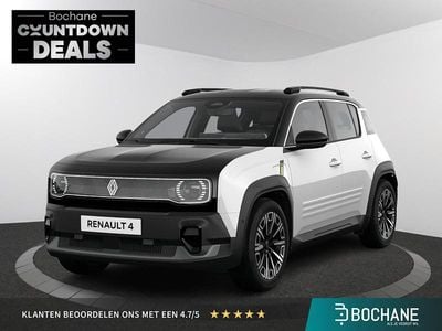 Blanc glacier + dakkleur noir étoilé (wit metallic) Nieuw 2025 Renault R4 Iconic SUV | € 36.740 (Eerlijke prijs)