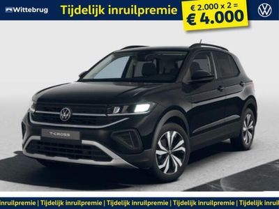 Zwart Gebruikt 2024 VW T-Cross Edition SUV | € 36.695