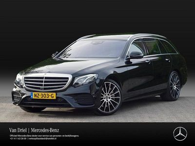 Zwart Occasion 2017 Mercedes E350 AMG line Stationwagen | € 29.750 (Duur)
