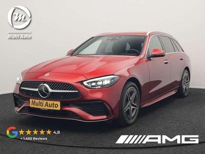 Rood Gebruikt 2022 Mercedes C300e AMG line Stationwagen | € 36.440 (Goede deal)
