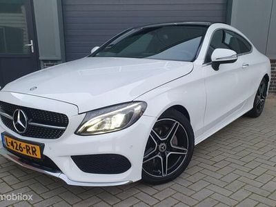 Occasion Mercedes C220 AMG line 170 PK (125 kW) 2016 Wit Coupé