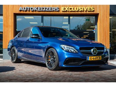 tweedehands Mercedes S63 AMG C-klasse AMGKeramische Remmen Pano Burmester IWC Dealer onderho