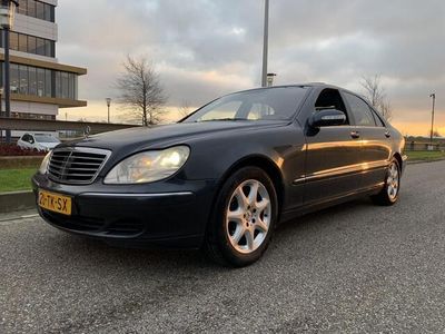 Blauw Occasion 2004 Mercedes S400 Sedan | € 4.950