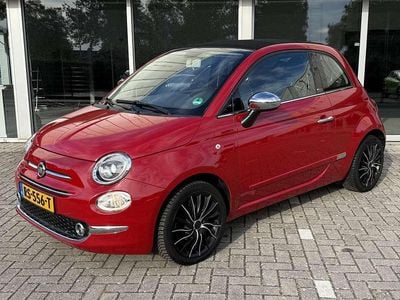 Occasion Fiat 500 Lounge 69 PK (50 kW) 2017 Rood Cabriolet