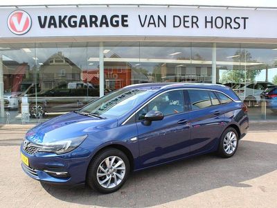Blauw Occasion 2021 Opel Astra Elegance Stationwagen | € 16.880 (Iets duurder)
