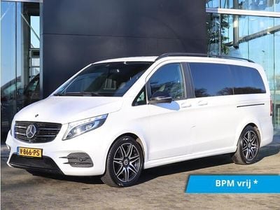 Wit (metallic) Gebruikt 2018 Mercedes V250 Avantgarde MPV | € 39.999 (Eerlijke prijs)