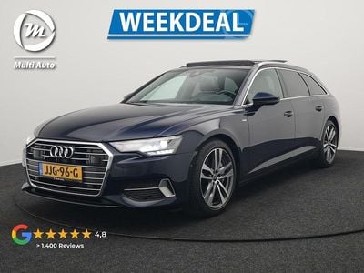 Blauw Occasion 2022 Audi A6 S-Line Stationwagen | € 42.940 (Super prijs)