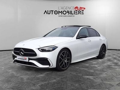 Wit Gebruikt 2022 Mercedes C200 AMG line Sedan | € 39.990