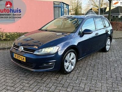 Occasion VW Golf VII Highline 122 PK (89 kW) 2014 Blauw (metallic) Stationwagen