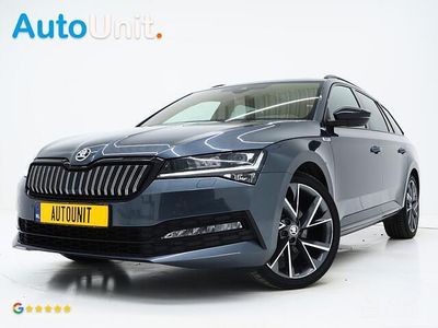 Grijs Gebruikt 2020 Skoda Superb SportLine Stationwagen | € 28.840 (Iets duurder)