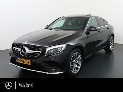 Occasion Mercedes GLC250 AMG line 211 PK (155 kW) 2019 Zwart Coupé