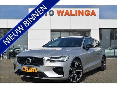 tweedehands Volvo V60 2.0 T4 R-Design Polestar | Memory | Carplay | 1/2 Leer | Gebl ruiten | Borden herkenning | Lane assist | 19 inch