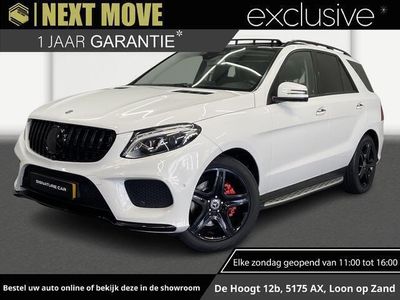 tweedehands Mercedes GLE350 4MATIC AMG-Line?Grijs Kenteken?BTW?Panoramadak?360 Camera?Trekhaak?AMG-Styling?Sfeerverlichting?Stoelverwarming?