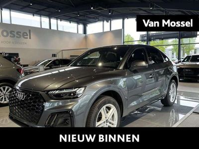 tweedehands Audi Q5 Sportback 50 TFSI e S edition | Uit voorraad leverbaar | Optiek zwart pakket | Half Leder | Cruise control | Navigatie | Camera | Stoelverwarming |