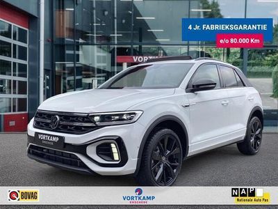 tweedehands VW T-Roc 1.5 TSI DSG R-LINE BLACK-OPTIK PANO-DAK/ACC/CAMERA