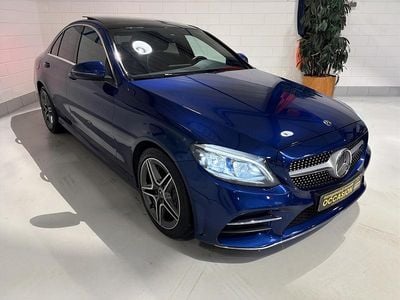 Occasion Mercedes C160 AMG line 129 PK (94 kW) 2020 Blauw Coupé