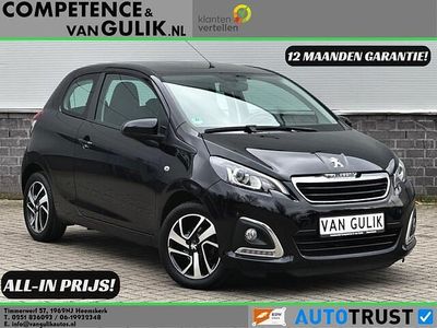 Occasion Peugeot 108 Allure 72 PK (52 kW) 2019 Zwart (metallic) Hatchback