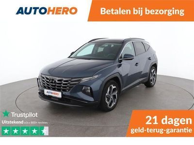 tweedehands Hyundai Tucson 1.6 T-GDI HEV Premium Sky 230PK | LG87042 | Navi | Adaptive Cruise | Camera's | Panoramadak | LED | Apple/Android | Stoelverwarming V+A | Stoelventilatie | Keyless | Lichtmetalen Velgen |