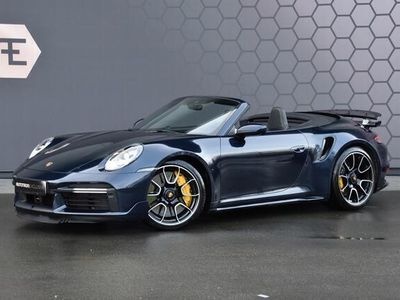 tweedehands Porsche 911 Turbo S Cabriolet Cabrio 3.8 Turbo S | SPORT DESIGN PACKAGE | BURMESTER | ADAPTIVE | STOELKOELING/VERWARMING | STUURWIELVERWARMING | 4-WIELBESTURING | PTS NACHTBLAUW | KERAMISCH | CARBON INTERIEUR DETAILS | CENTERLOCK | LIFTING | SFEERVERLICHTING | SPORTCHRONO PACK | PDCC