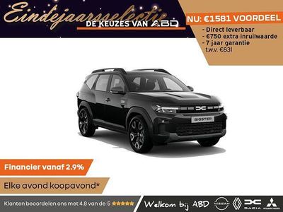 Zwart Nieuw 2025 Dacia Bigster SUV | € 39.875 (Eerlijke prijs)