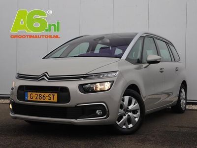 tweedehands Citroën Grand C4 Picasso SpaceTourer 1.2 PureTech Feel 7p. Trekhaak Keyless Navigatie Clima Cruise Carplay Android PDC Bluetooth 7 Persoons